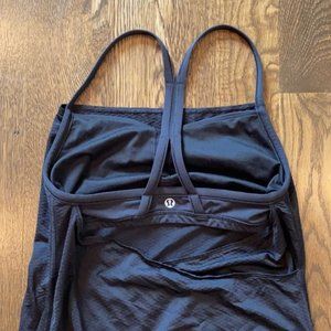 Black lululemon workout top